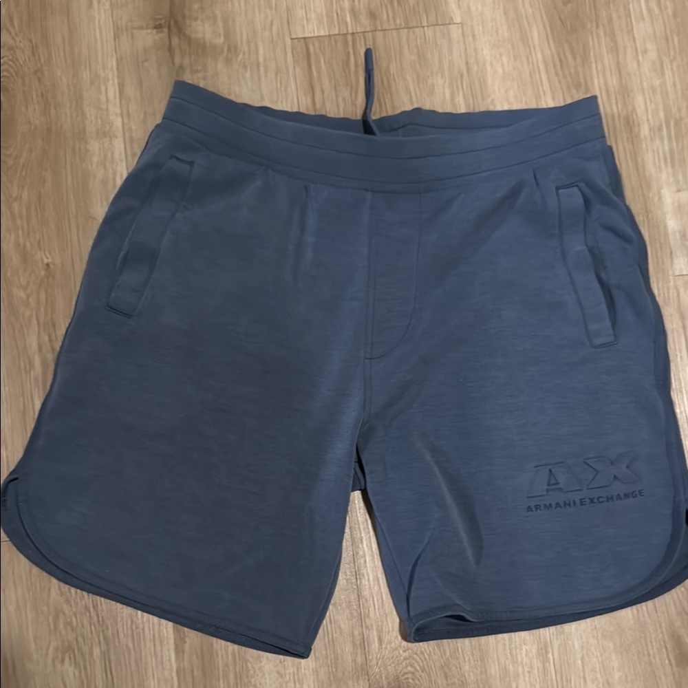 Armani Exchange Men's Navy Athletic Shorts